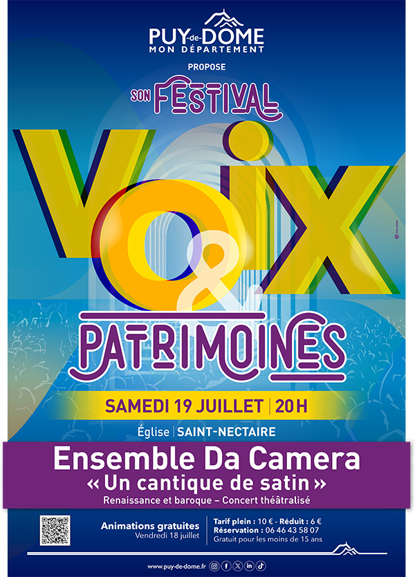 Voix et Patrimoines / Les Musicales du Pays des Couzes - 19 juillet 2025